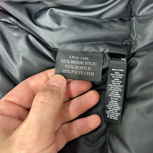 RALPH LAUREN RLX RANGER PARKA MENS MEDIUM DOWN PUFFER JACKET HOODED COAT RED - Picture 8 of 11